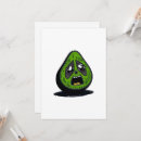 Recherche de fruit drôle invitations Vert