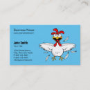 Recherche de poulet drôle cartes visite Bande dessinée