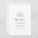Search for tea with the bride to be invitations Bridesmaid