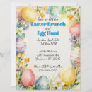 Search for painted easter eggs invitations Easter egg hunt