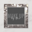 Search for make up artist business cards Hand lettered