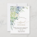 Search for succulent rehearsal dinner invitations Summer