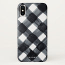 Search for black white checkered phone cases Watercolor