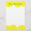 Search for lemon stationery paper Citrus