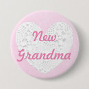 Search for grandma announcement buttons Pink
