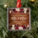 Search for rustic wedding ornaments Mr and mrs