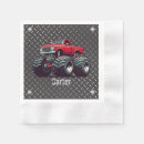 Search for monster trucks napkins Red