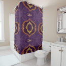 Search for dark purple shower curtains Gold