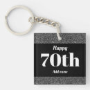 Search for 70th birthday keychains Unique