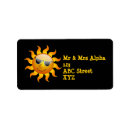Search for solar return address labels Sun