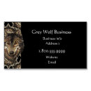 Recherche de loup et cartes visite Nature