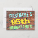 Search for 95 year old birthday invitations Ninety five years old