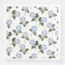 Search for blue hydrangea napkins Watercolor hydrangeas