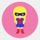 Search for girl superhero stickers Birthday