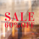 Search for display window decals Store sale