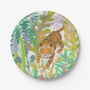 Search for tiger paper plates Animals