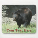 Search for black bear mousepads Animal