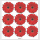 Search for red daisy stickers Floral