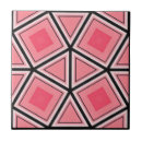 Search for black and pink tiles Geometric
