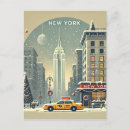 Search for new york christmas postcards Nyc holiday