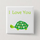 Recherche de tortue mignonne badges Amour