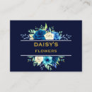 Search for rose blue business cards Florist