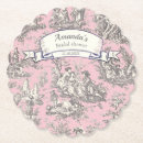 Search for grey and pink coasters Bridal shower