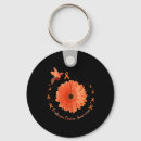 Search for orange sunflower keychains Awareness