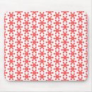 Search for red snowflake mousepads Pattern