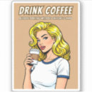 Recherche de rétro humour Accro au café