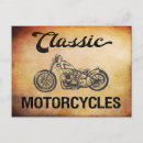 Recherche de moto antique cartes postales Cycliste