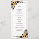 Search for sunflower wedding programs Ceremony