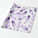 Search for feather wrapping paper Watercolor
