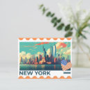 Recherche de new york souvenir cartes postales Rétro