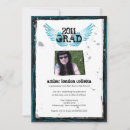 Search for goth graduation invitations Grunge