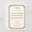 Search for 1920s save the dates Gold