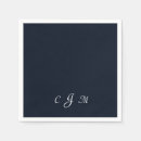 Search for dark navy napkins Script
