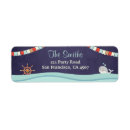 Search for nautical return address labels Ocean