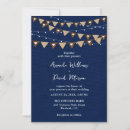 Search for bunting wedding invitations Rustic