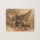 Recherche de loup puzzles Sauvage
