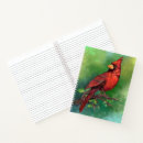 Search for cardinal notebooks Watercolor