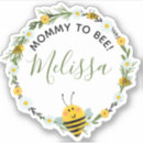 Search for bee and flowers stickers Gender neutral baby shower