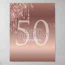 Search for 50th birthday posters Pink