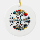 Search for stag ornaments Winter forest