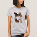 Search for dachshund t shirt womens tshirts Santa