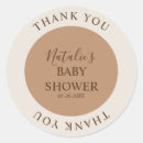 Search for baby shower classic stickers Brown