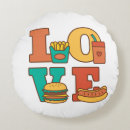 Search for junk food throw pillows Hot dog