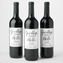 Search for new years wine labels Typography
