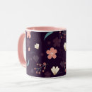 Search for floral pattern mugs Black