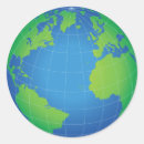 Search for world globe stickers Blue